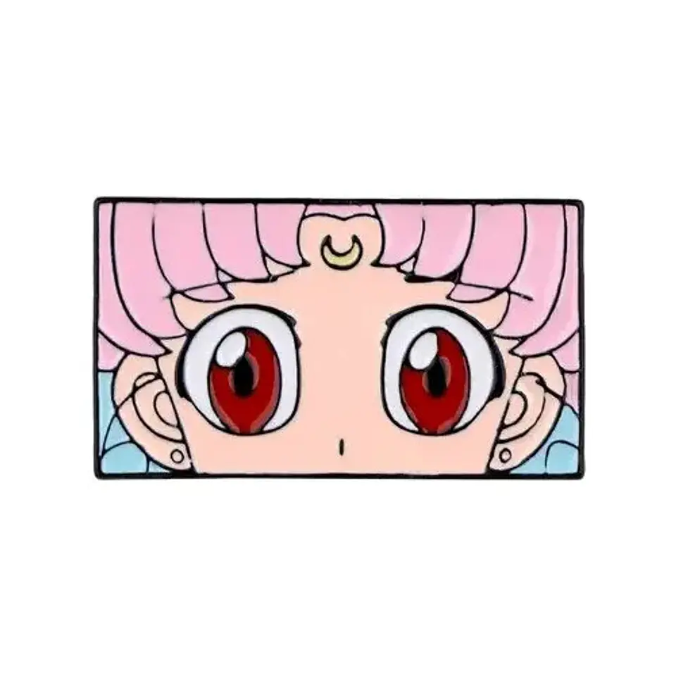 Pins De Sailor Chibi Moon / Sailor Moon / Broches Metálicos 1