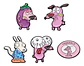 Pins De Coraje /  El Perro Cobarde/ Pines Metálicos - Miniatura 4