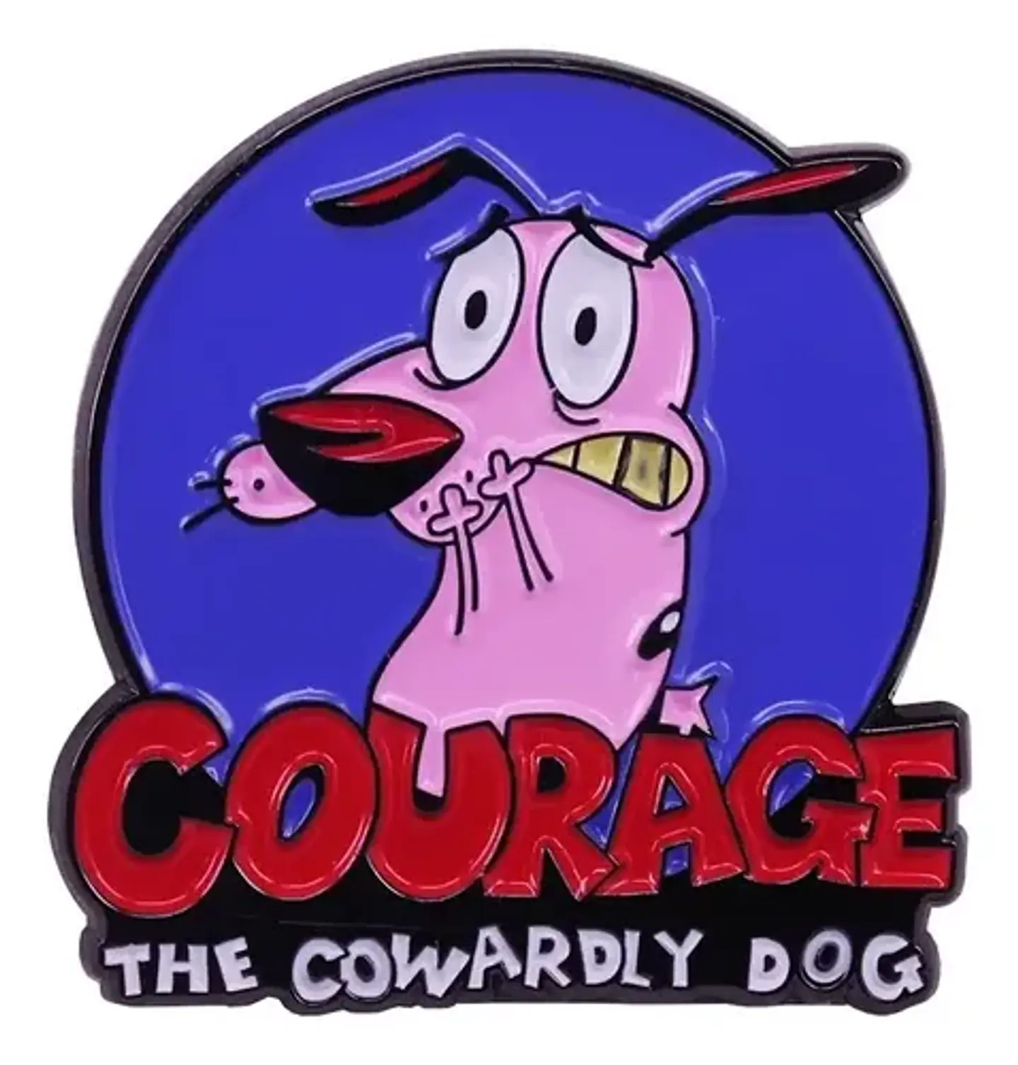 Pins De Coraje /  El Perro Cobarde/ Pines Metálicos 8