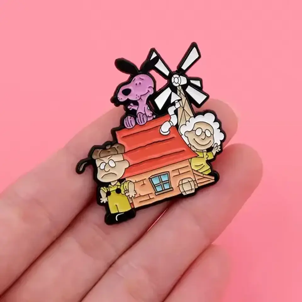 Pins De Coraje /  El Perro Cobarde/ Pines Metálicos 19