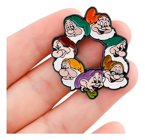 Pins De Enanitos / Blanca Nieves / Pines Metálicos (broches)