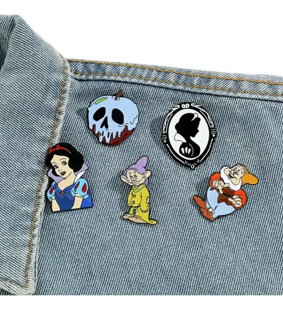 Pins De Enanitos / Blanca Nieves / Pines Metálicos (broches) 16