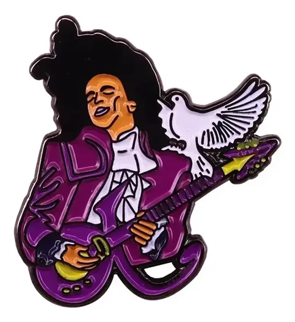 Pins De Prince / Musica / Pines Metálicos (broches) 4