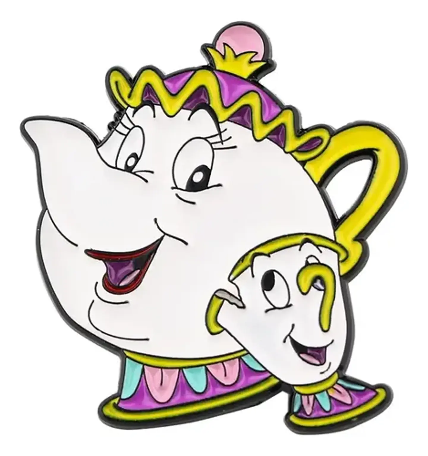 Pins De La Bella Y La Bestia / Disney / Broches Metálicos 3