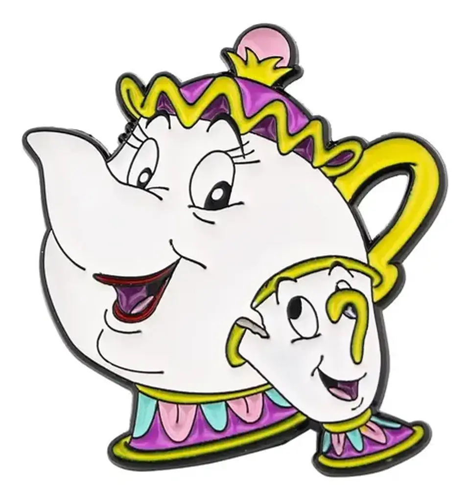 Pins De La Bella Y La Bestia / Disney / Broches Metálicos 3