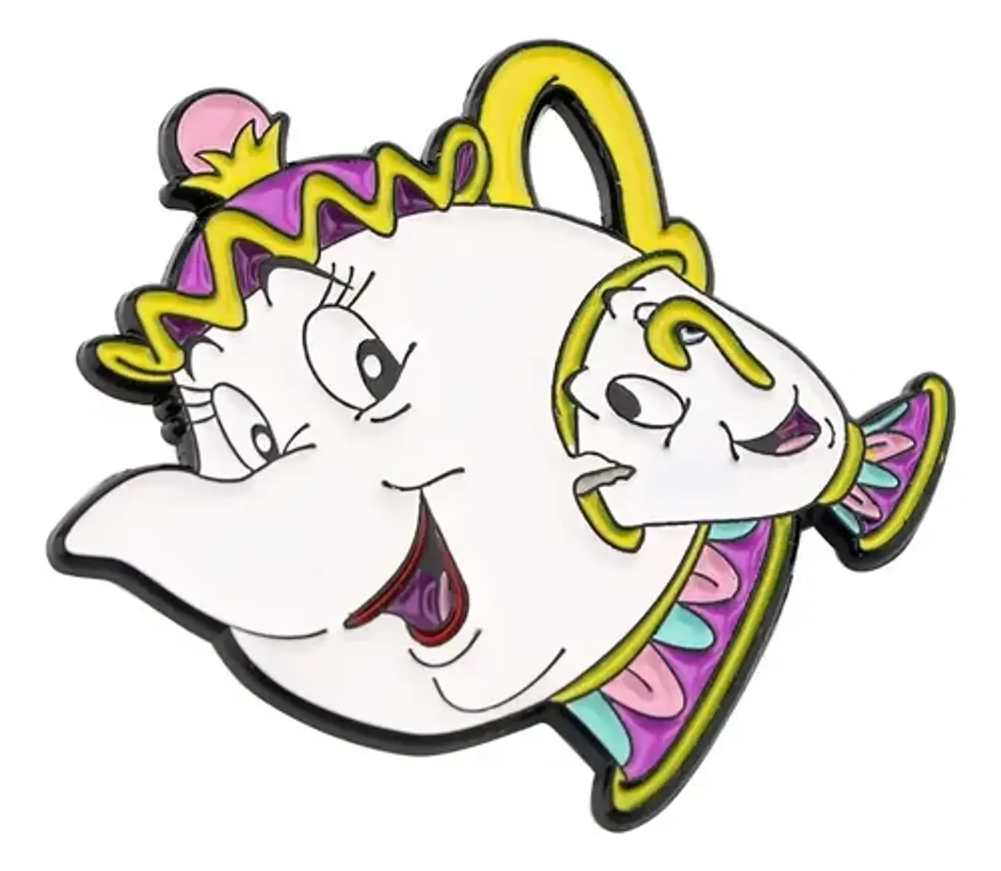 Pins De La Bella Y La Bestia / Disney / Broches Metálicos 6