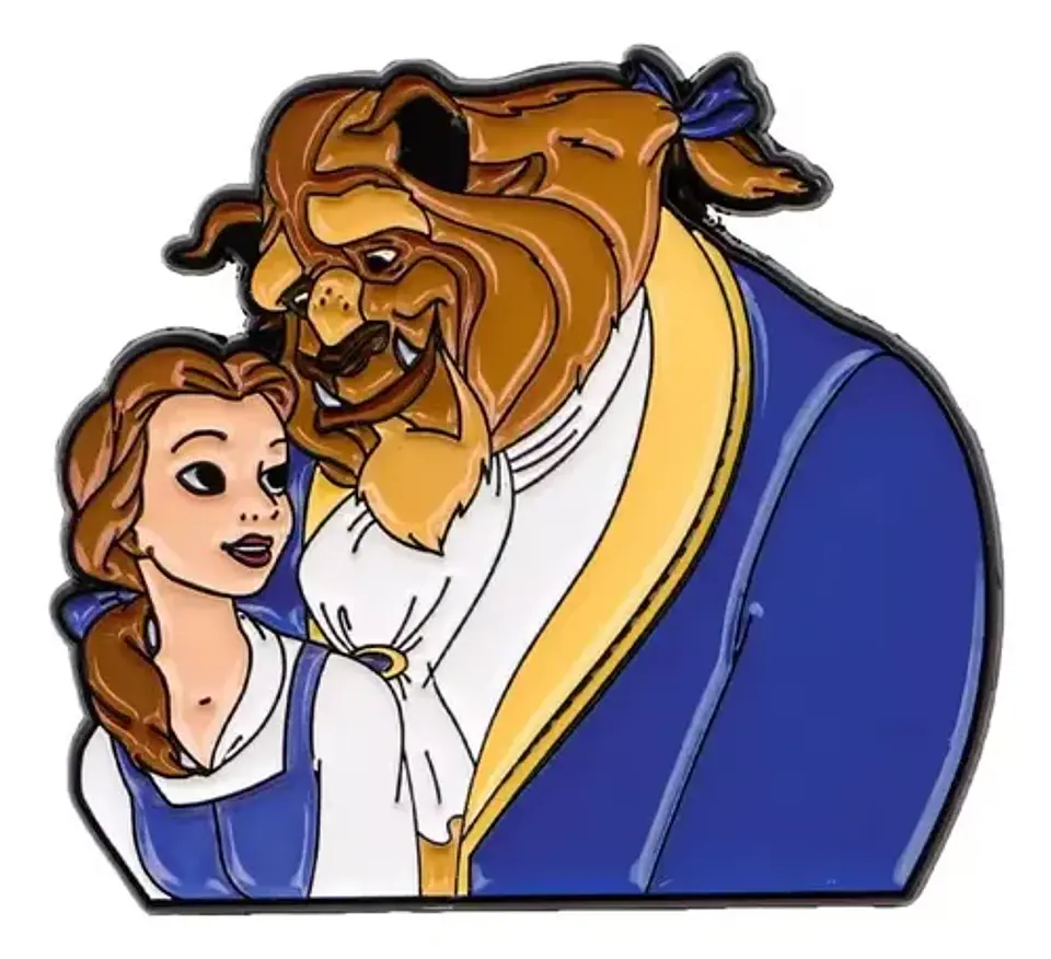 Pins De La Bella Y La Bestia / Disney / Broches Metálicos 18
