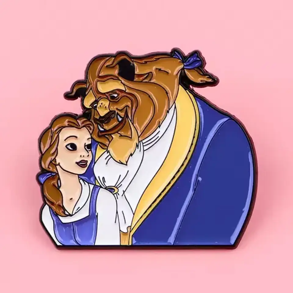 Pins De La Bella Y La Bestia / Disney / Broches Metálicos 20