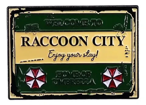 Pins De Raccoon City / Resident Evil / Pines Metálicos