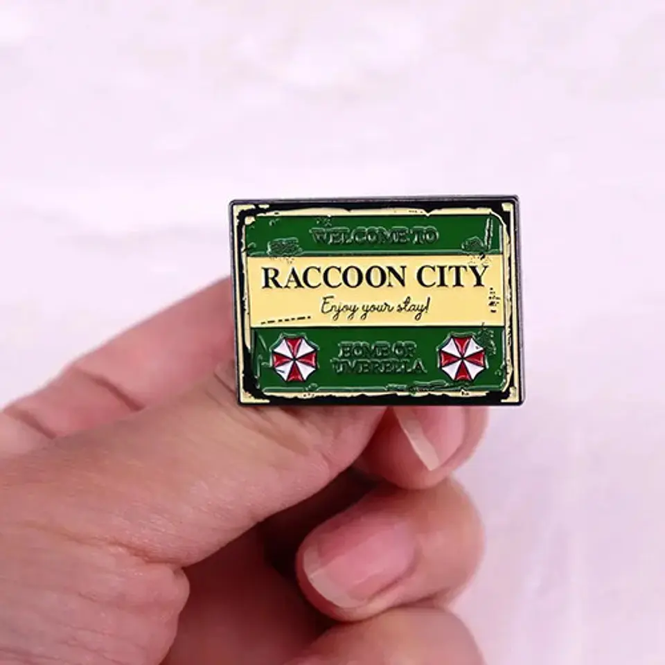 Pins De Raccoon City / Resident Evil / Pines Metálicos 3