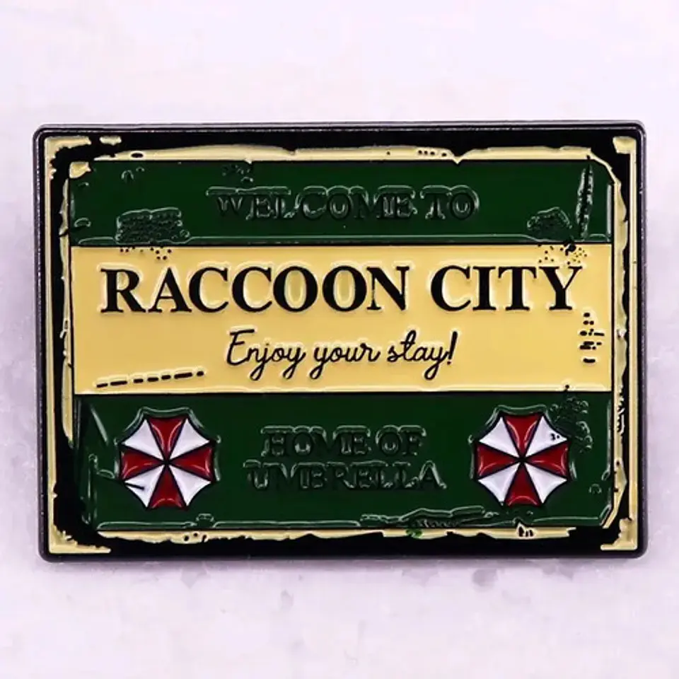 Pins De Raccoon City / Resident Evil / Pines Metálicos 4