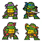 Pins De Las Tortugas Ninjas / Teenage Mutant Ninja Turtles - Miniatura 14