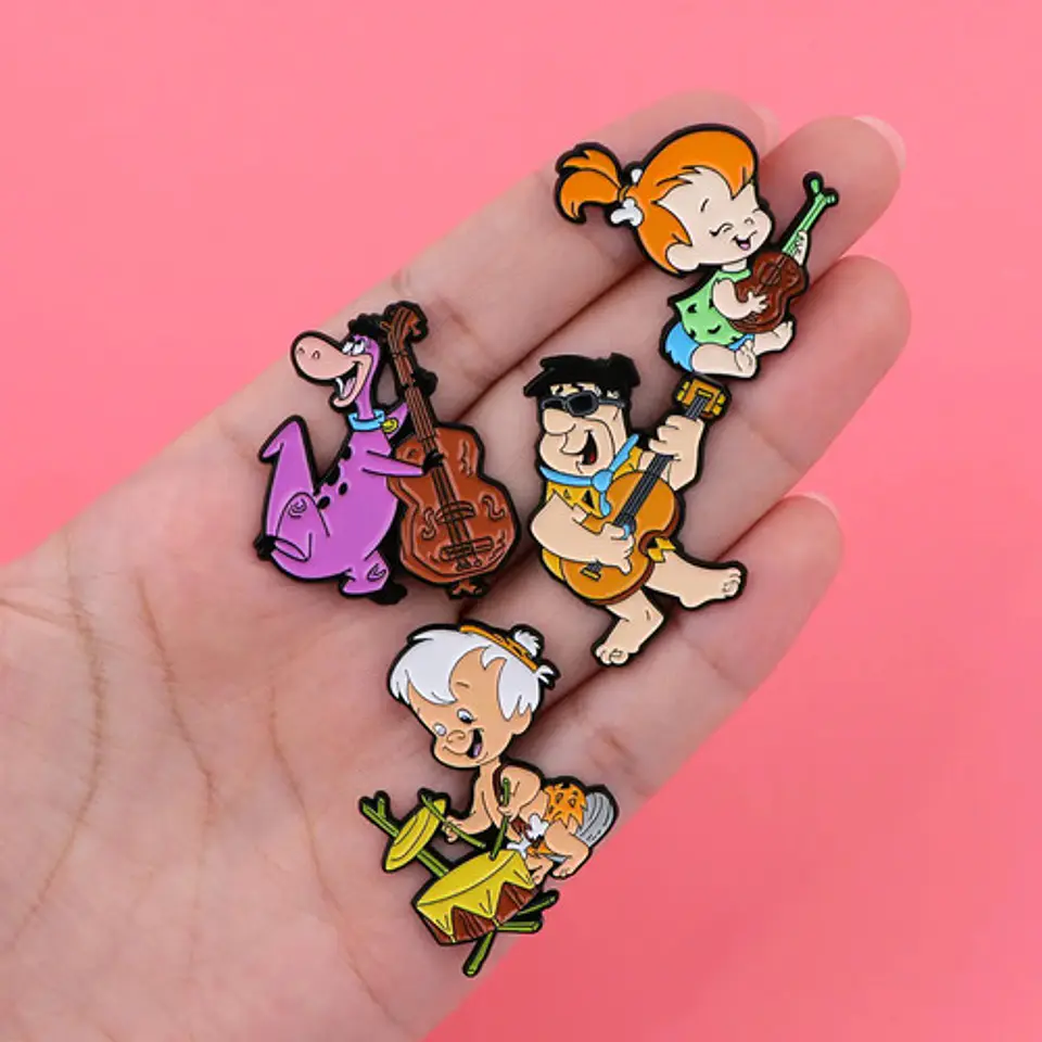 Pins De Dino / Los Picapiedras / Pines Metálicos (broches) 12