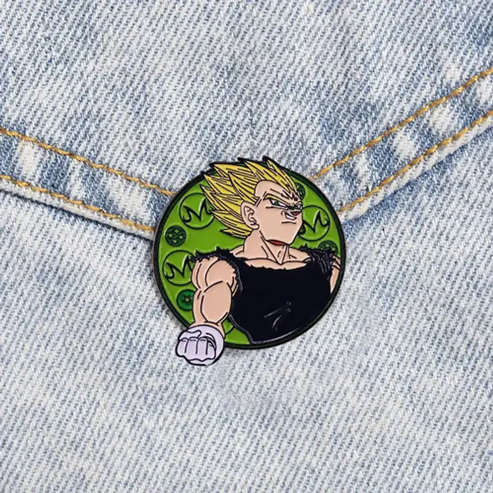 Pins De Vegeta / Dragon Ball Super / Pines Metálicos 18