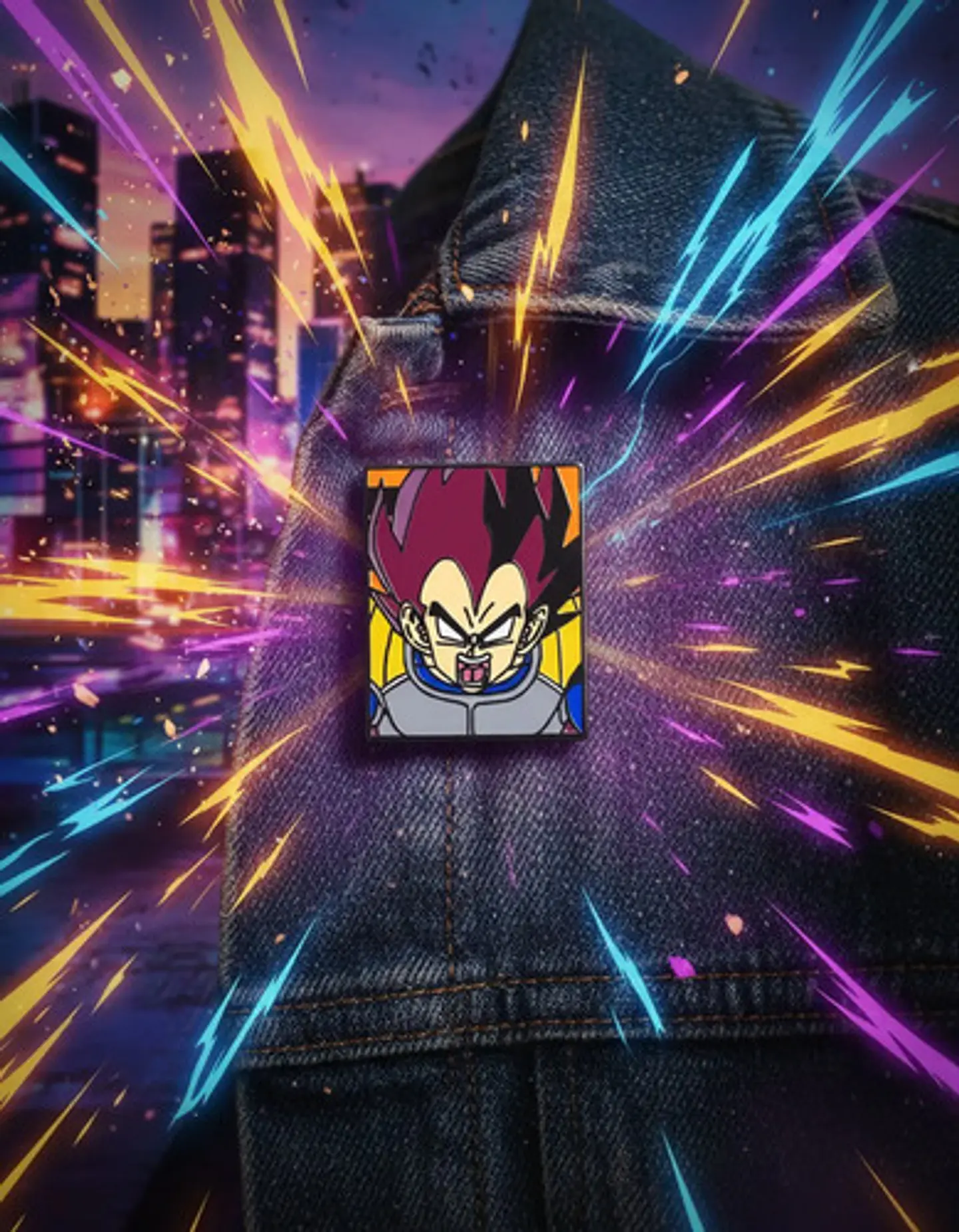 Pins De Vegeta / Dragon Ball Super / Pines Metálicos 22