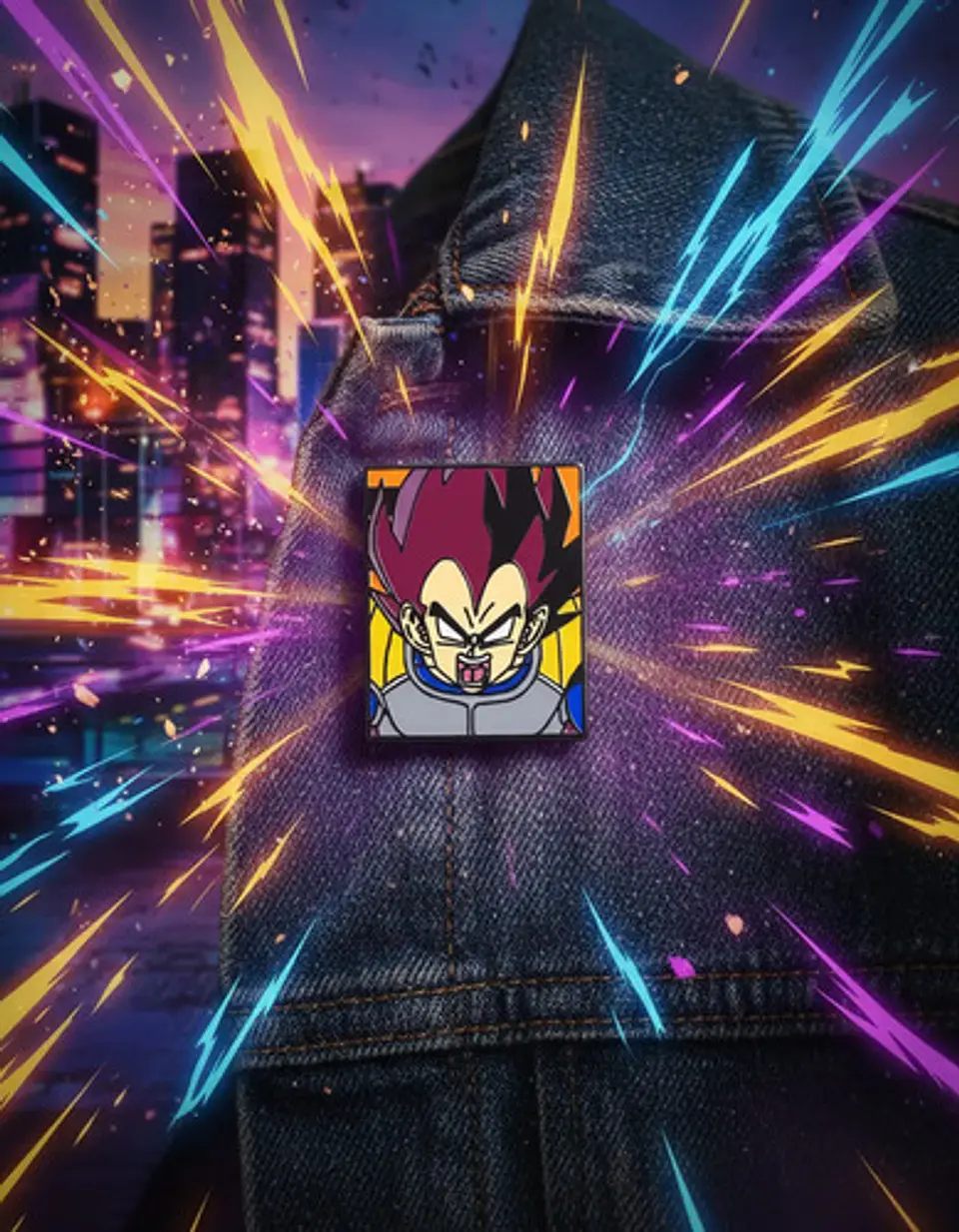 Pins De Vegeta / Dragon Ball Super / Pines Metálicos 22