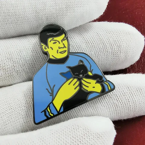 Pins De Spock / Star Trek / Pines Metálicos (broches)