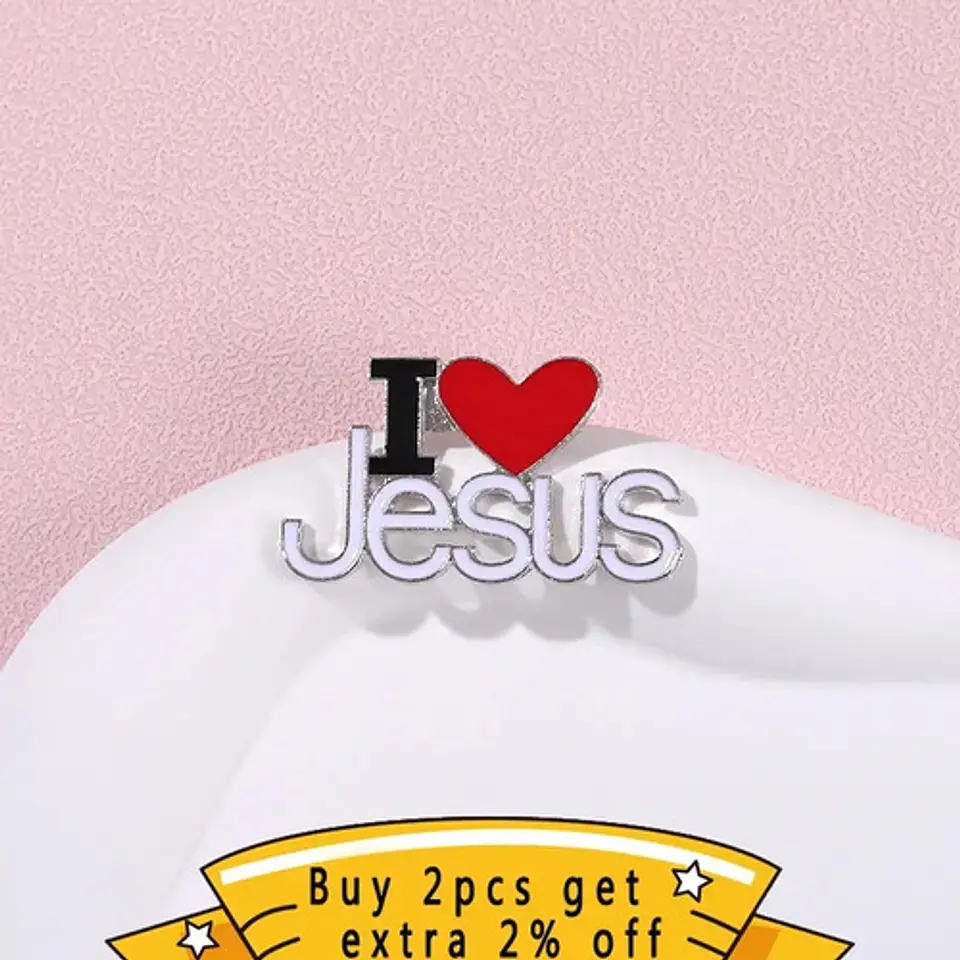 Pins De I Love Jesus / I Love Jesus / Pines Metalicos 12