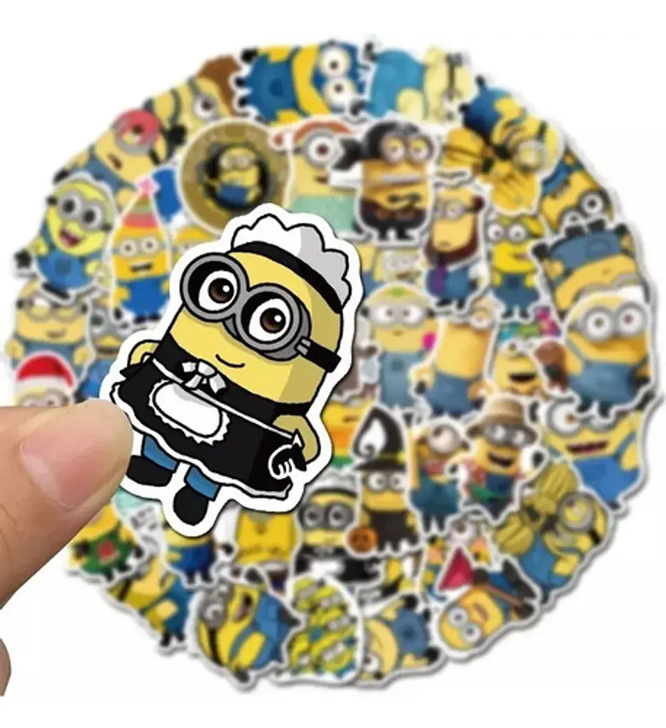 Minions - Set 50 Stickers / Calcomanías / Pegatinas 3
