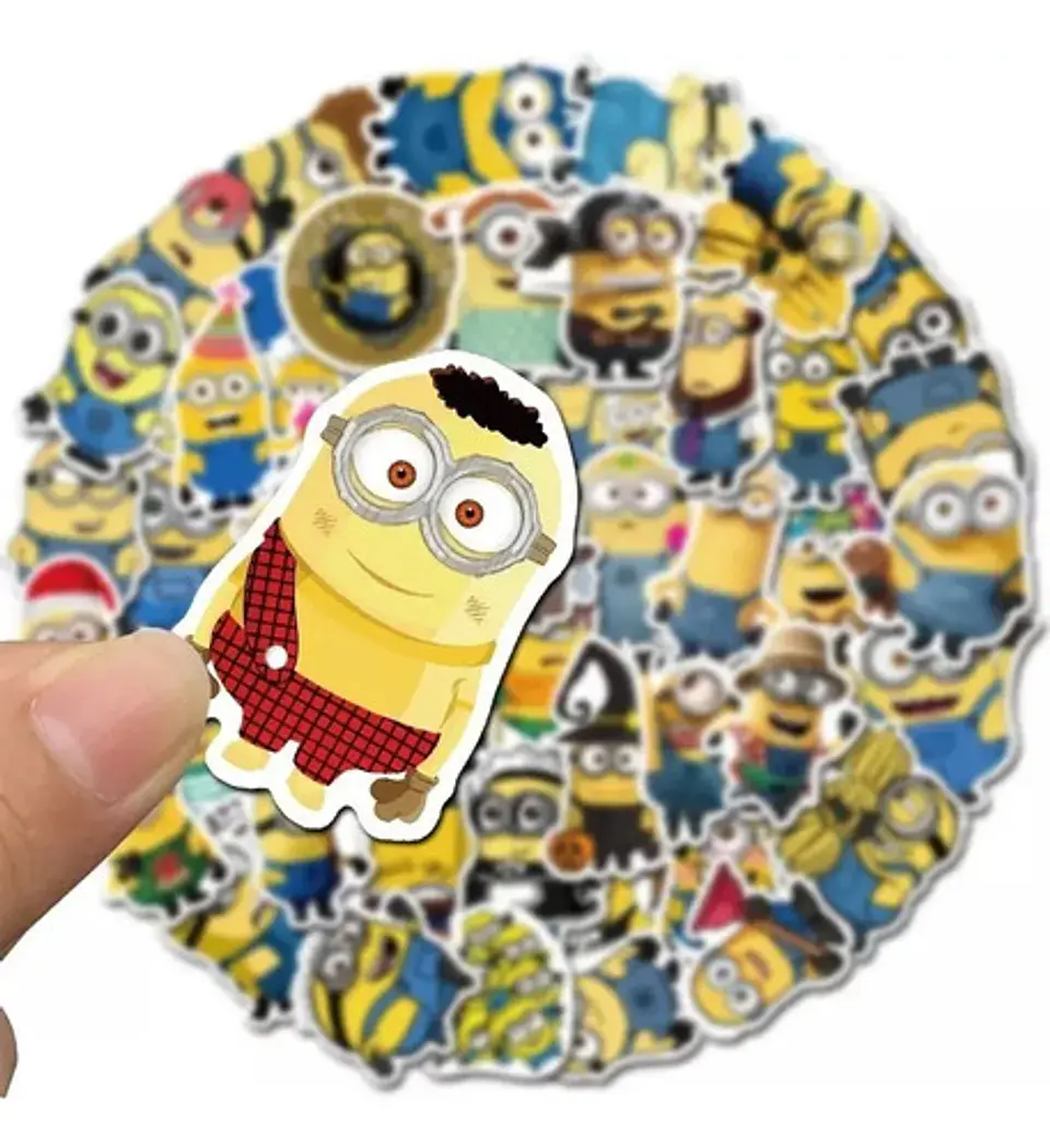 Minions - Set 50 Stickers / Calcomanías / Pegatinas 4