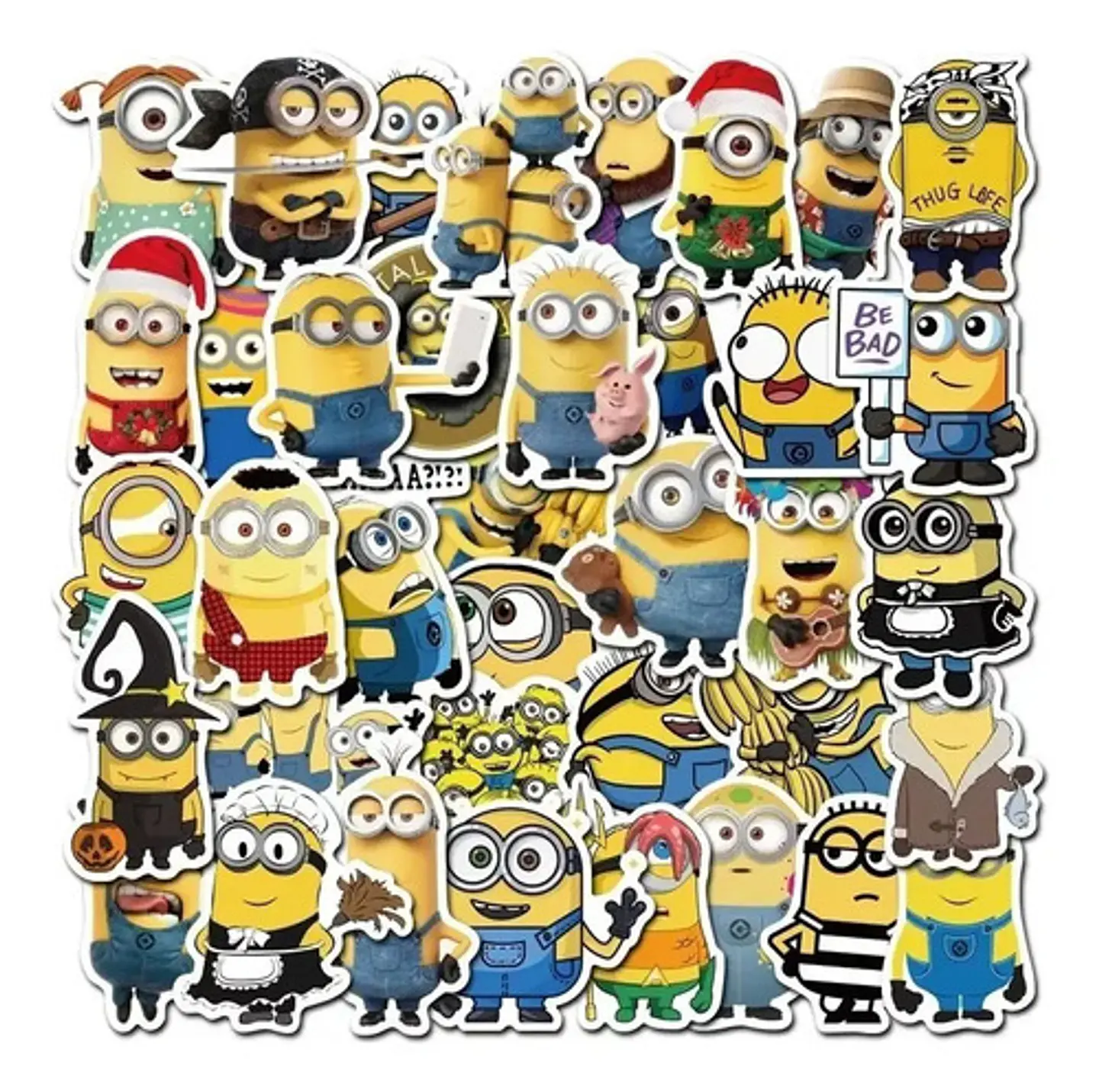 Minions - Set 50 Stickers / Calcomanías / Pegatinas 5