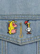 Pins La Vaca Y El Pollito / Vaca Y Pollo / Pines Metálicos - Miniatura 4