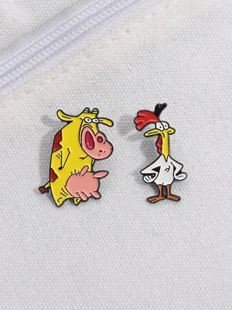 Pins La Vaca Y El Pollito / Vaca Y Pollo / Pines Metálicos 5