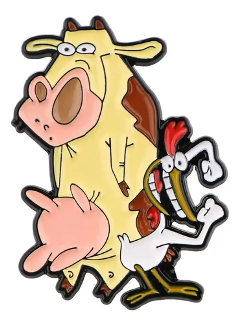 Pins La Vaca Y El Pollito / Vaca Y Pollo / Pines Metálicos 6