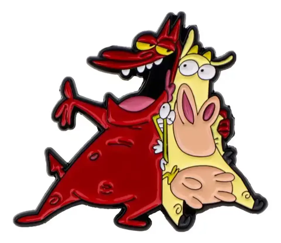 Pins La Vaca Y El Pollito / Vaca Y Pollo / Pines Metálicos 13