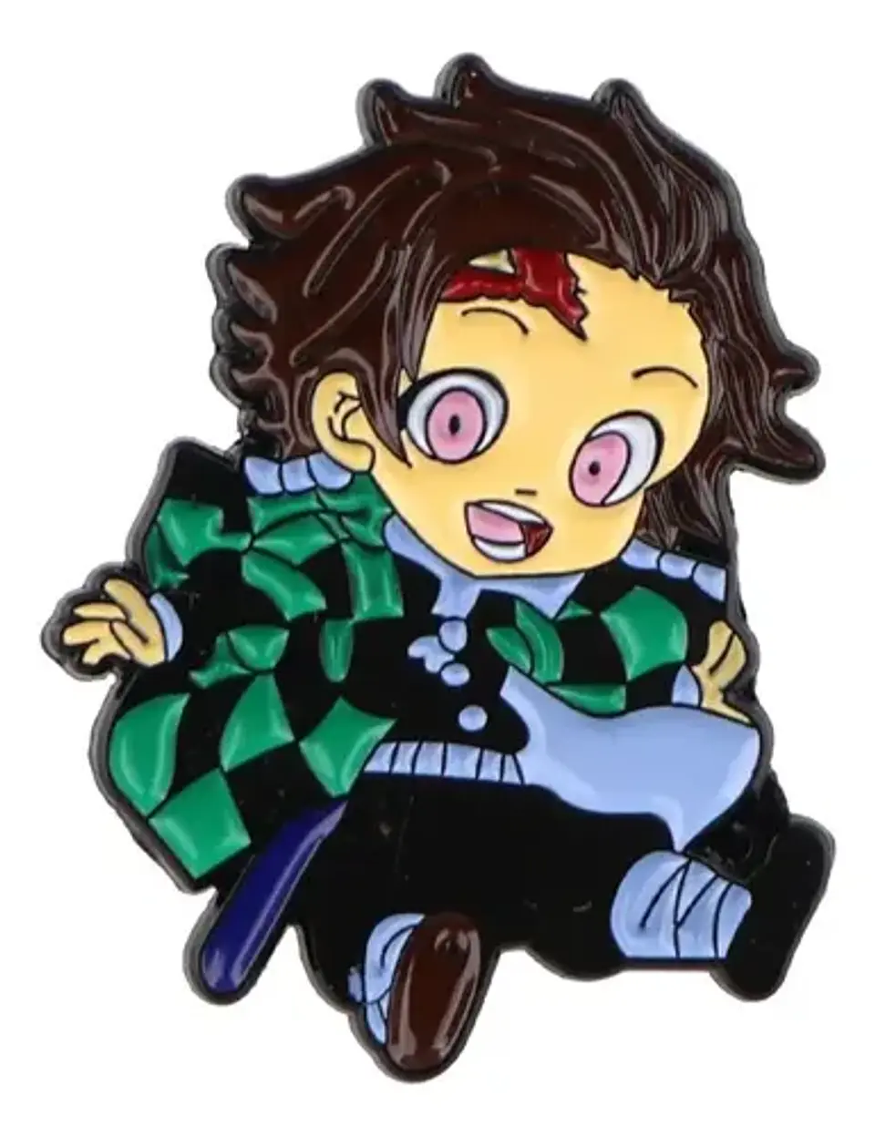 Pins De Tanjiro Kamado / Demon Slayer / Pines Metálicos 4