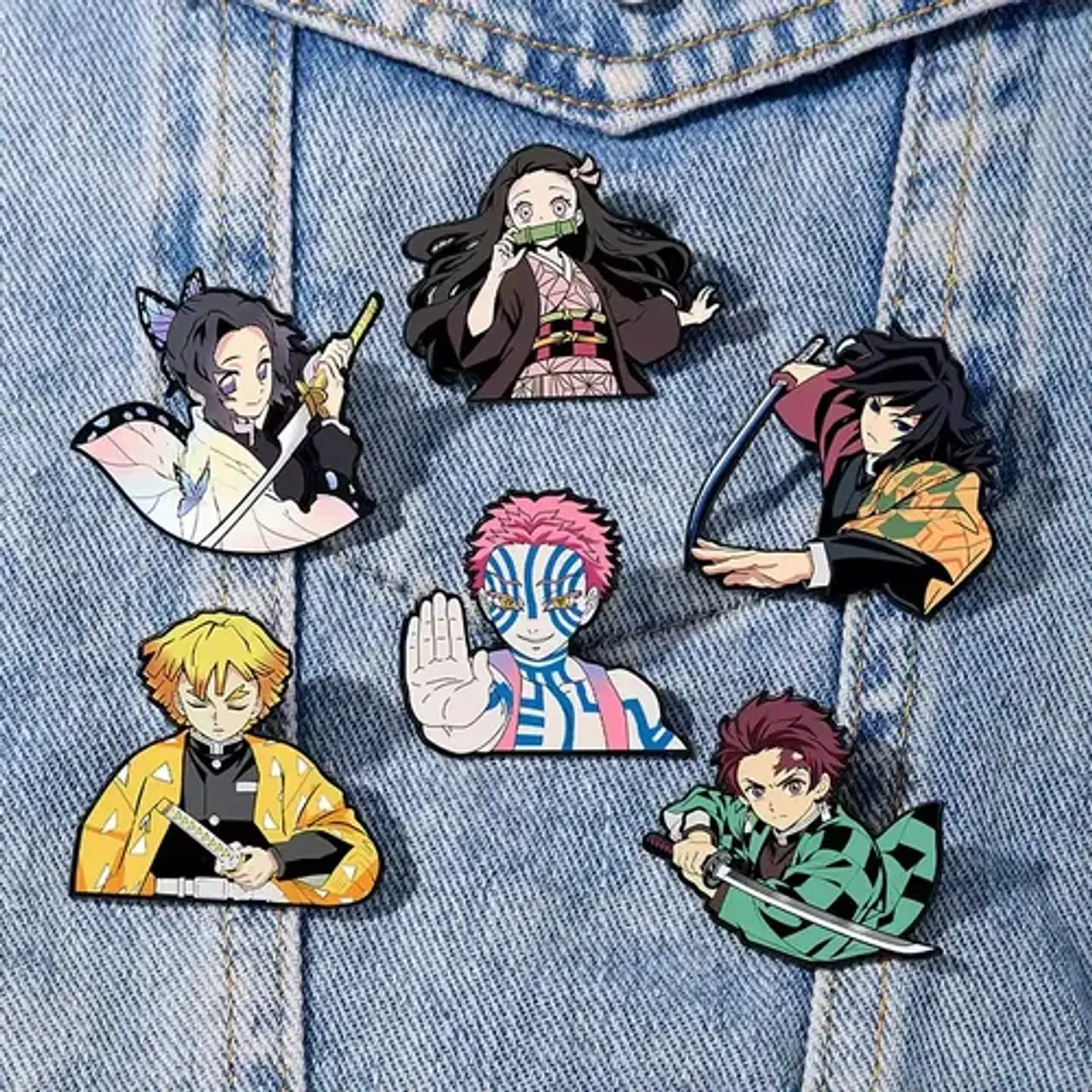 Pins De Tanjiro Kamado / Demon Slayer / Pines Metálicos 15
