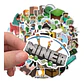 Minecraft - Set 50 Stickers / Calcomanías / Pegatinas - Miniatura 4