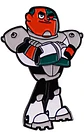 Pins De Cyborg / Teen Titans Go! / Pines Metalicos (broches) - Miniatura 1
