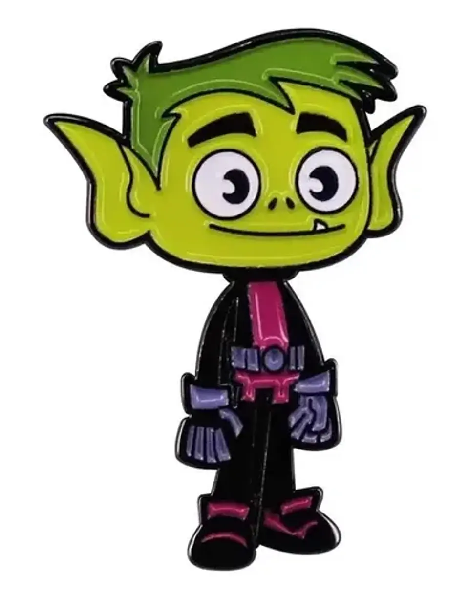 Pins De Chico Bestia / Teen Titans Go! / Pines Metalicos 1