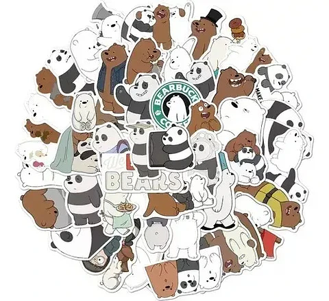 Escandalosos - Set 50 Stickers / Calcomanías / Pegatinas
