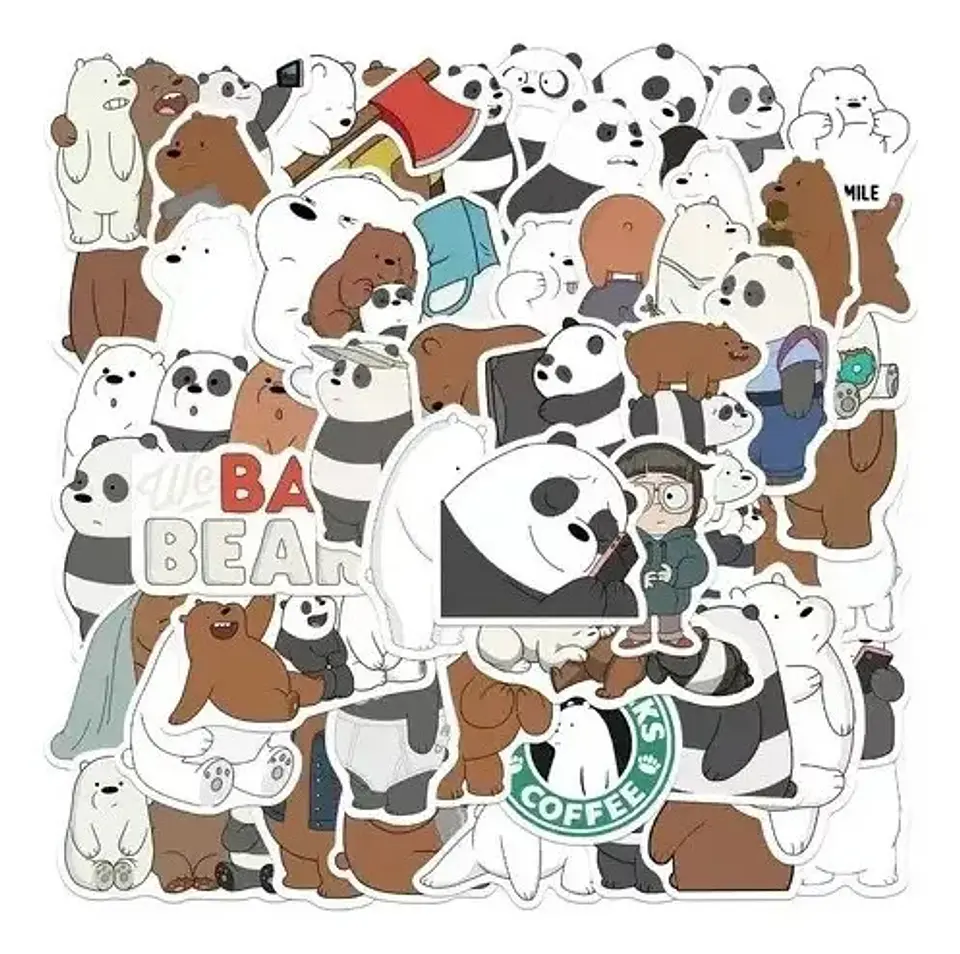 Escandalosos - Set 50 Stickers / Calcomanías / Pegatinas 4
