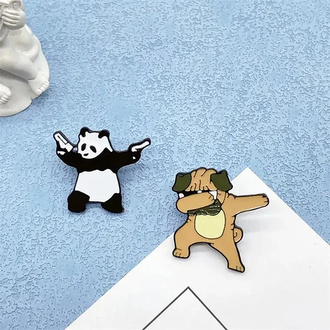 Pins De Panda Kawaii / I Love Panda / Pines Metalicos