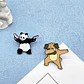 Pins De Panda Kawaii / I Love Panda / Pines Metalicos - Miniatura 2