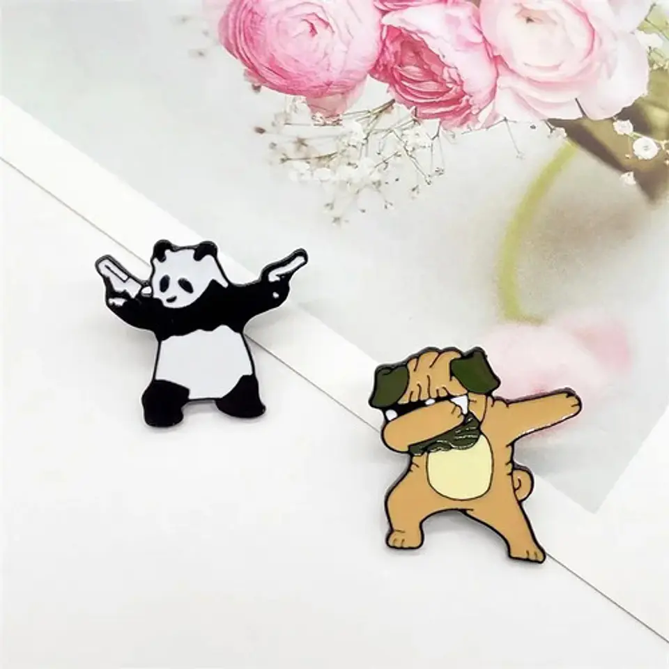 Pins De Panda Kawaii / I Love Panda / Pines Metalicos 5