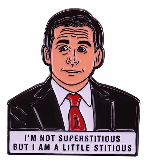 Pins De Michael Scott / The Office / Pines Metalicos