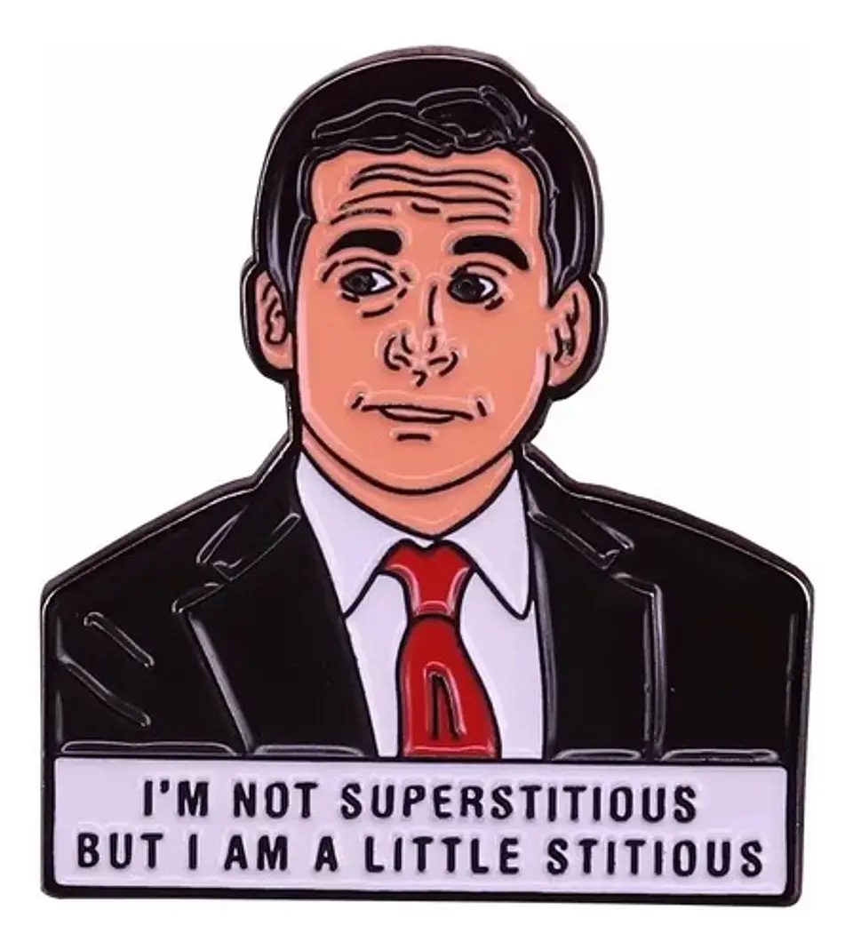 Pins De Michael Scott / The Office / Pines Metalicos 1