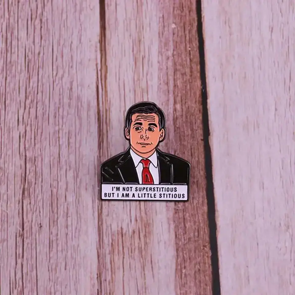 Pins De Michael Scott / The Office / Pines Metalicos 2