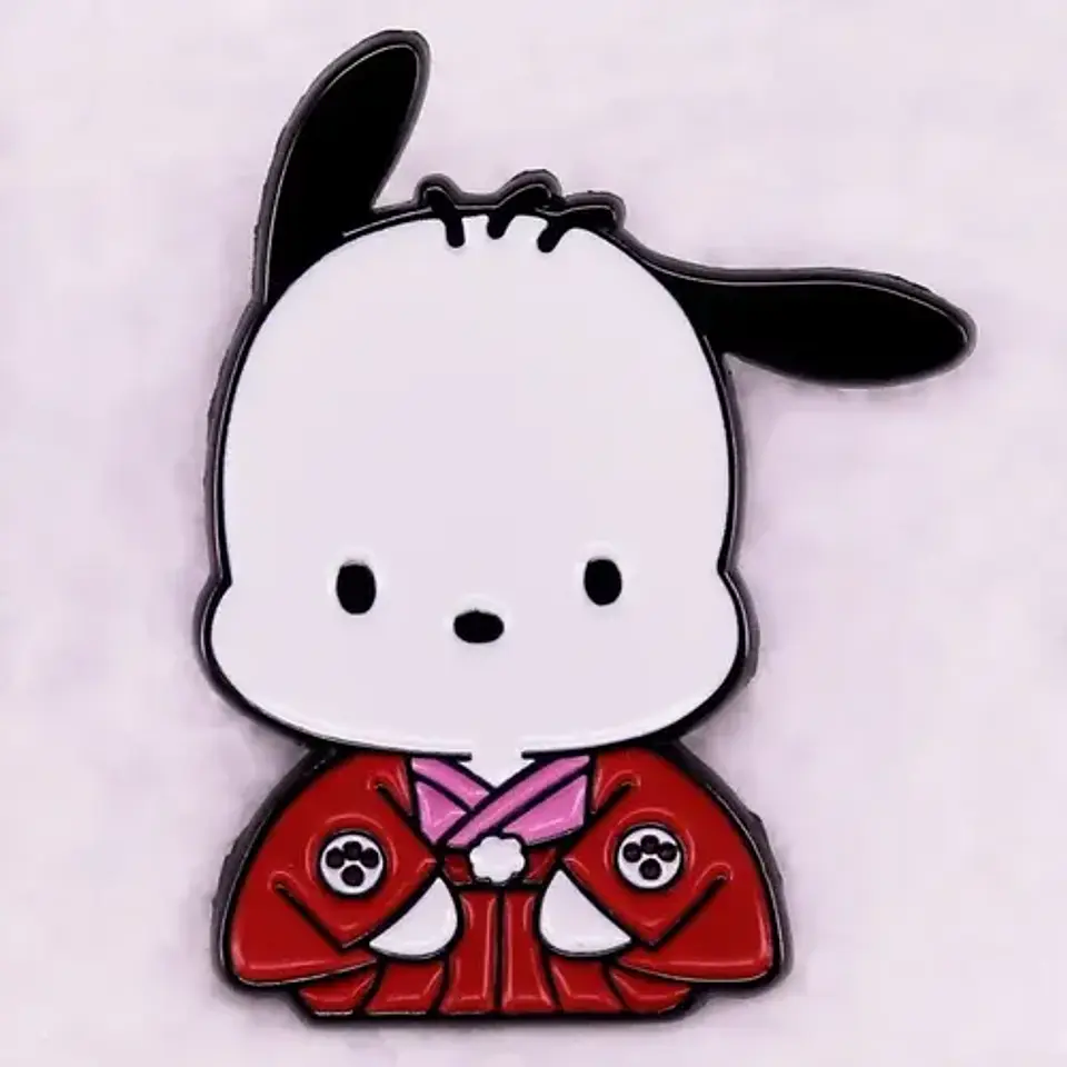 Pins De Pochacco / Hello Kitty / Pines Metálicos (broches) 4