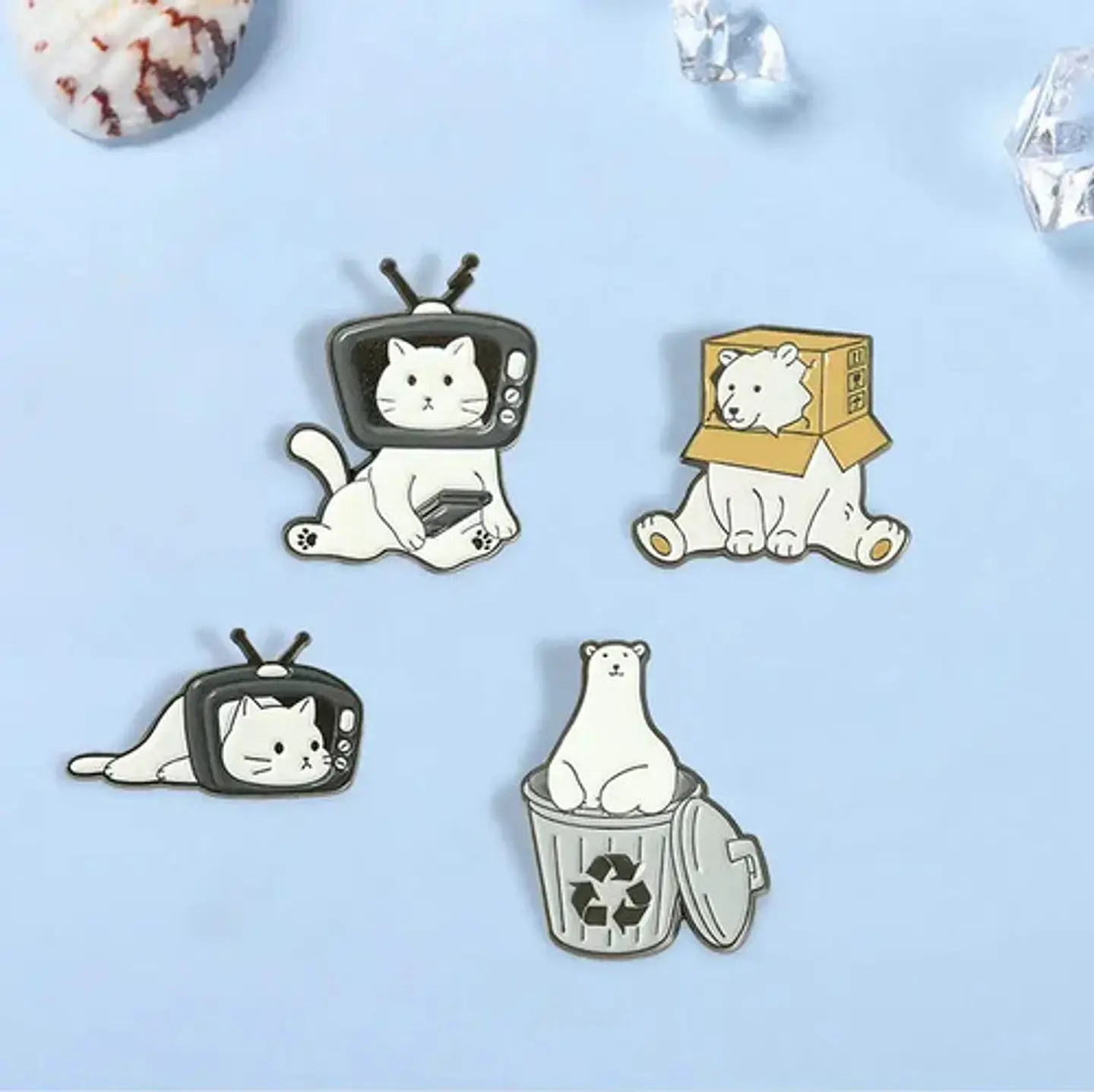Pins De Gatitos Michis / Gato Kawaii / Pines Metalicos 24