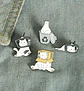 Pins De Gatitos Michis / Gato Kawaii / Pines Metalicos - Miniatura 26