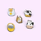Pins De Michis Kawaii / Gato Gatitos / Pines Metálicos - Miniatura 5