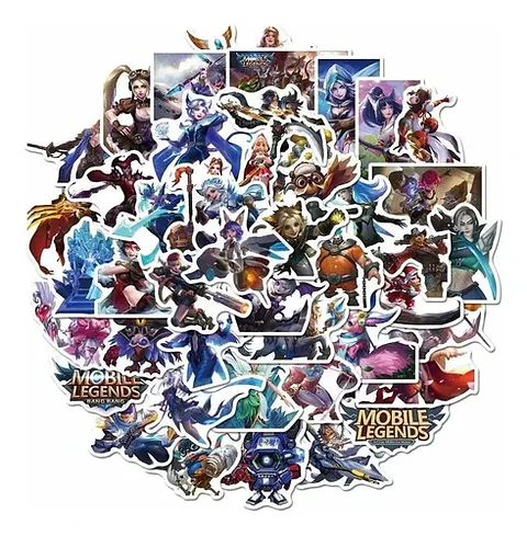  League Of Legends / Lol - Set 50 Stickers / Calcomanías
