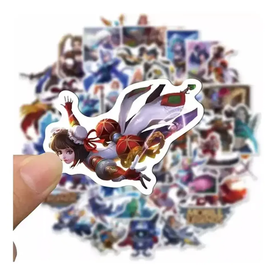  League Of Legends / Lol - Set 50 Stickers / Calcomanías 2