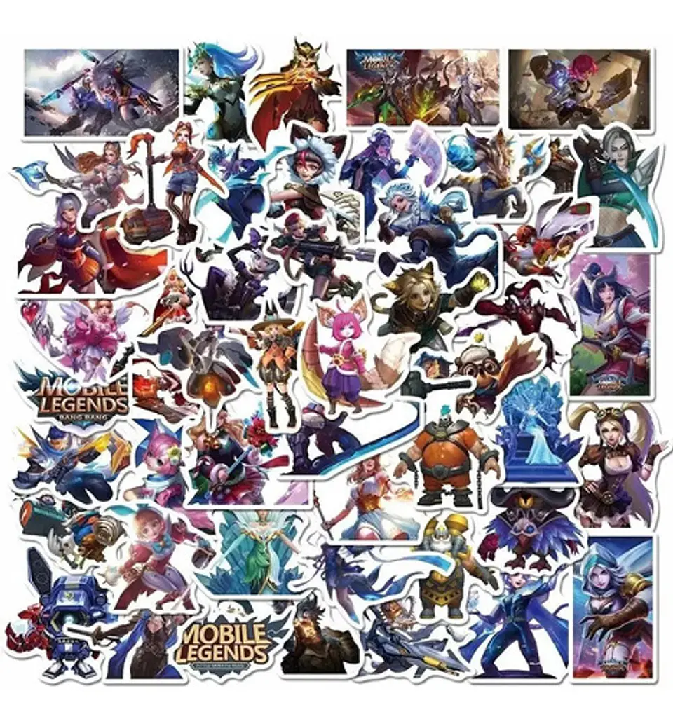  League Of Legends / Lol - Set 50 Stickers / Calcomanías 4