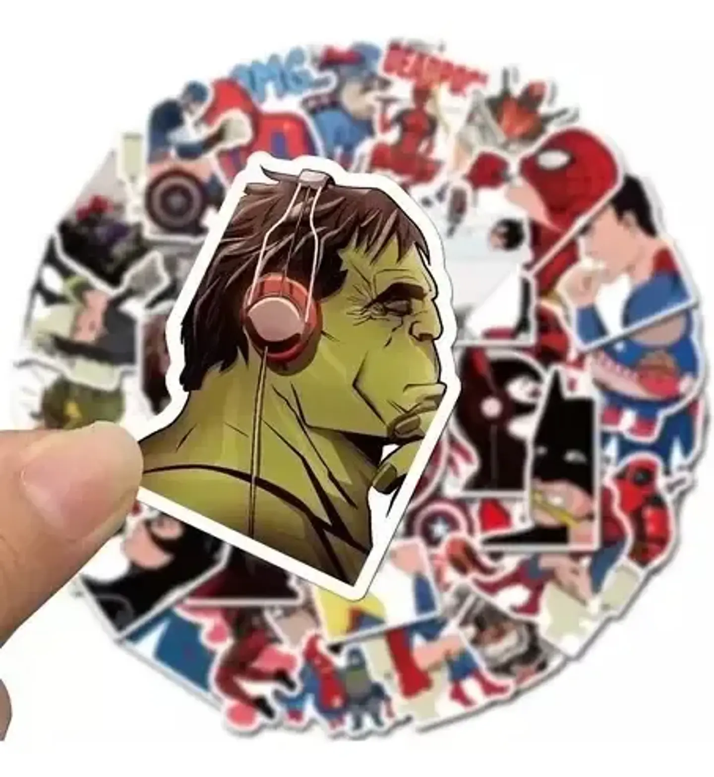 Super Marvel Heroes - Set De 50 Stickers / Calcomanías 2